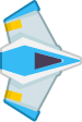 Blue spaceship 2